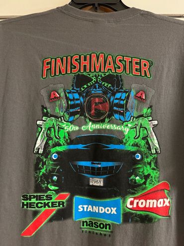 Custom designed and screen printed in house at Brand 1 Ink