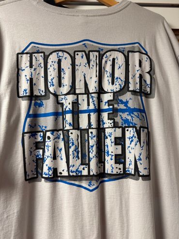 Custom screen-printed performance t-shirt