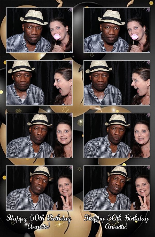 Gold and Black Balloons