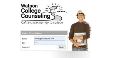 Watson College Counseling Custom College Plan