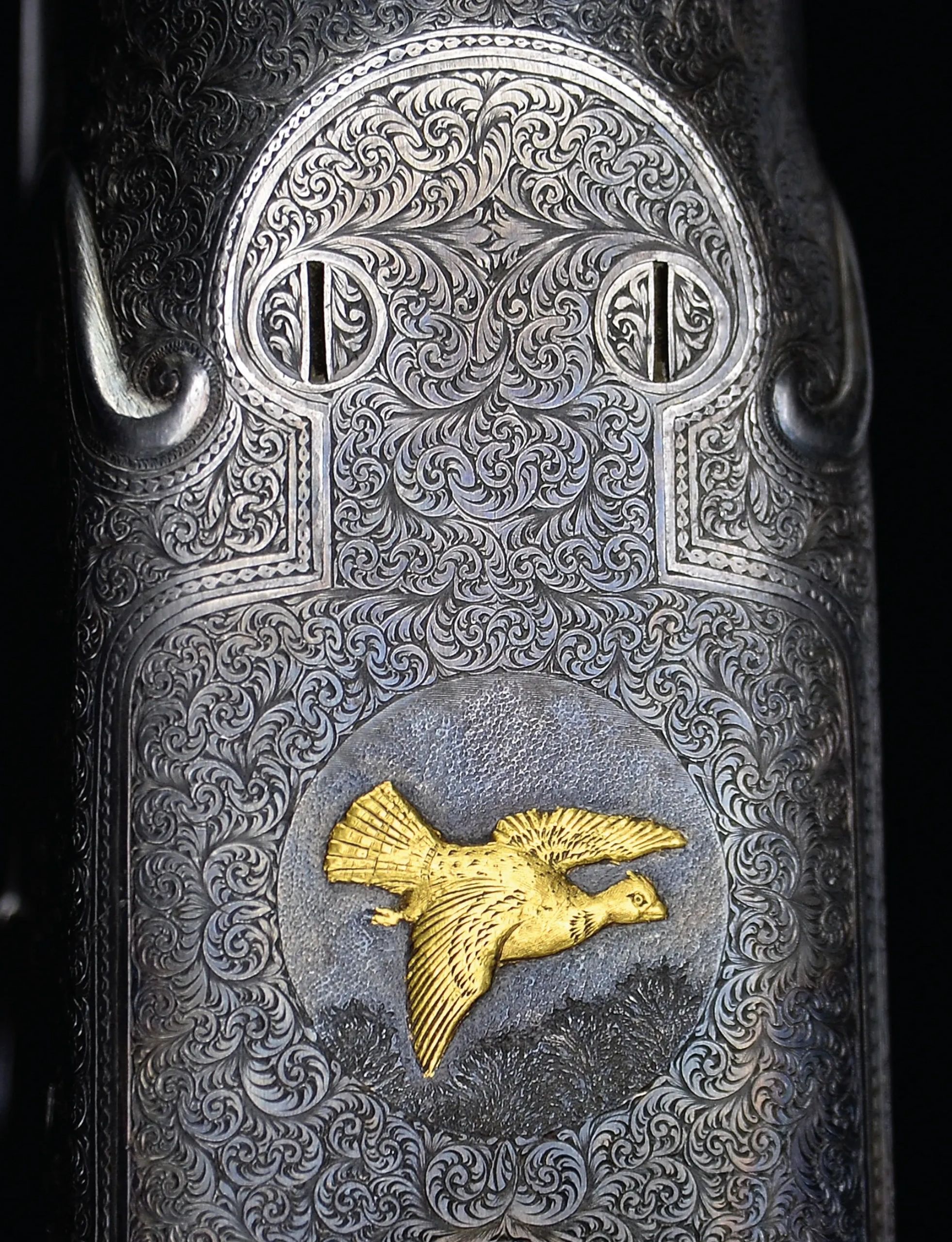 Parker Bros. A-1 Special shotgun Engraved w/ gold inlays. Client sold at auction for the most money