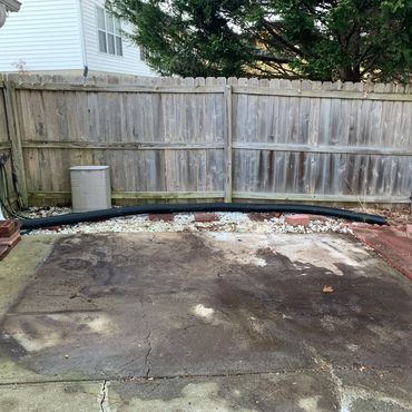After photo of a hot tub removal 