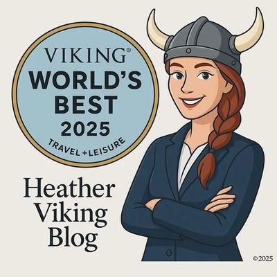 best Viking cruise agent
Heather Viking
TLN Diamond Super Star
30 Under 30 travel agent Illustration of a woman in a Viking helmet next to a 'World's Best 2025' award badge.