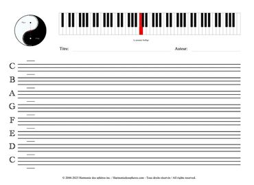 Harmonie des sphères
Clé universelle musicale - Musique théorie
Le premier solfège