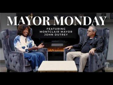 Mayor Dutrey and Fontana Mayor Warren discussing regional homeless center opening in Fontana.
