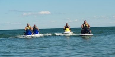 Lake Huron, lake, water sports, friends, fun