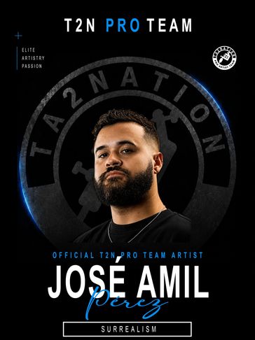 Retrato profesional de José Amil Pérez del equipo T2N Pro.