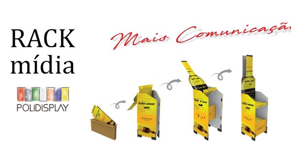 Display de chão Rack Expositor de papelão para pdv