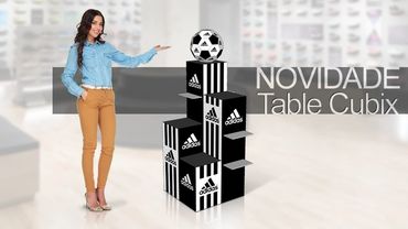 Display de Chão Automático Expositor de papelão para Calçados no pdv