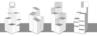 Display de Chão Automático Expositor de papelão para Calçados no pdv