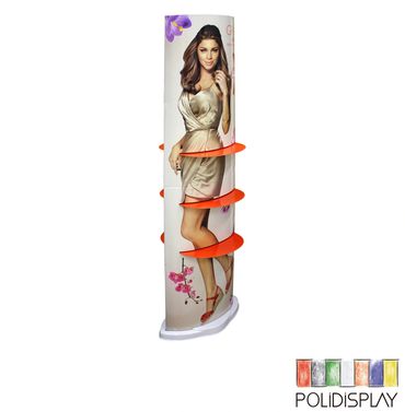 Display de Chão Automático Expositor de papelão para Calçados no pdv