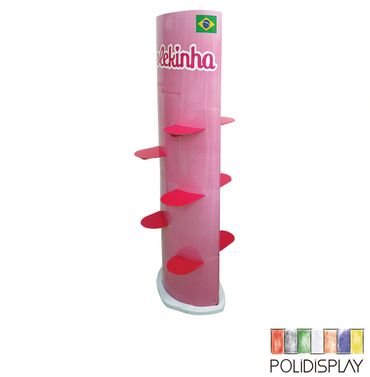 Display de Chão Automático Expositor de papelão para Calçados no pdv