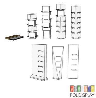 Display de Chão Automático Expositor de papelão para Calçados no pdv