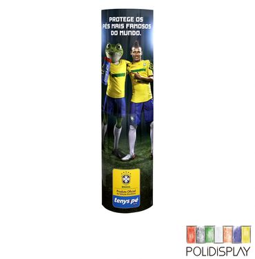 Display de Chão Automático Expositor de papelão para Calçados no pdv