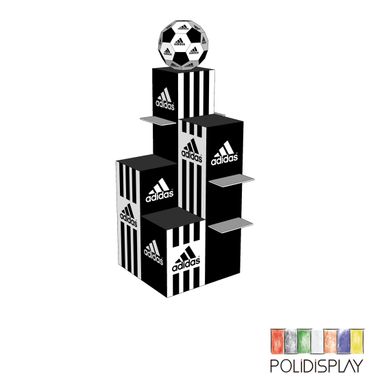 Display de Chão Automático Expositor de papelão para Calçados no pdv