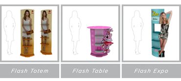 Display de Chão Automático Expositor de papelão para Calçados no pdv