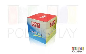 Display cubo de papelão para comunicação no pdv