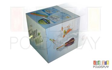 Display cubo de papelão para comunicação no pdv
