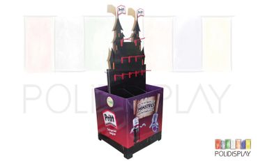 Display de Chão Ilha Expositor de papelão para pdv