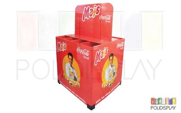 Display de Chão Ilha Expositor de papelão para pdv