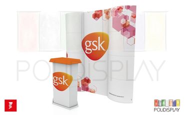 Display Painel de papelão automático para comunicação no pdv