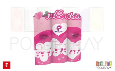 Display Painel de papelão automático para comunicação no pdv