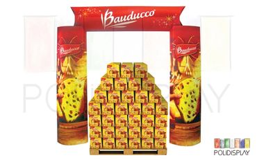 Display Portal de papelão automático para comunicação no pdv