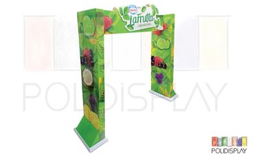 Display Portal de papelão automático para comunicação no pdv