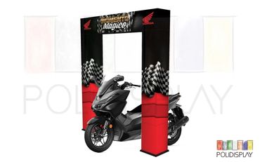 Display Portal de papelão automático para comunicação no pdv