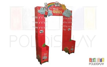 Display de Chão Ilha Portal Expositor de papelão para pdv