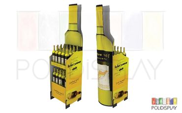 Display de chão Rack Expositor de papelão para pdv