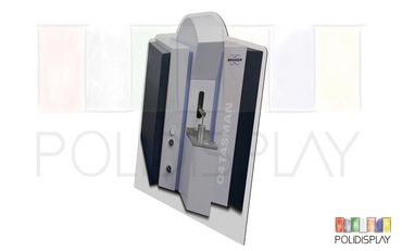 Display Totem de papelão com suporte americano para comunicação no PDV