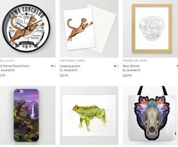 My art products for sale in Society6