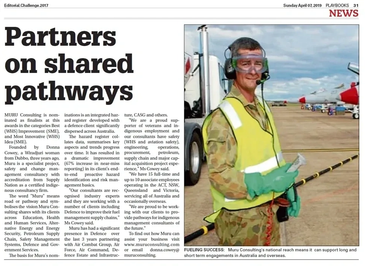 Muru Consulting's national reach supports long and short-term arrangements in Australia and overseas.