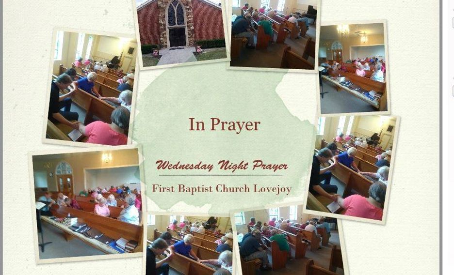 Prayer Meeting 
Wednesday 7pm