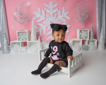 Pink Snowflake Kids Set