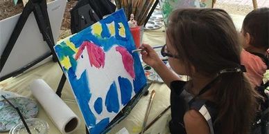 Sociable Art Kid's Birthday Paint Party
