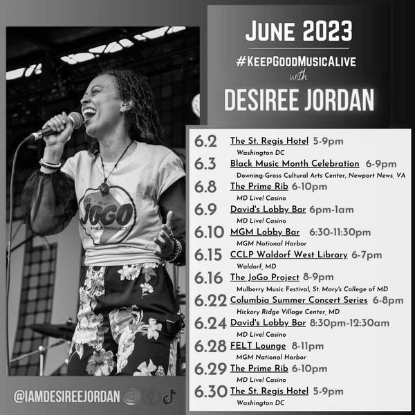 Desiree's June 2023 performances