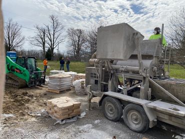 SpexCrete with a Strong Mixer Pump