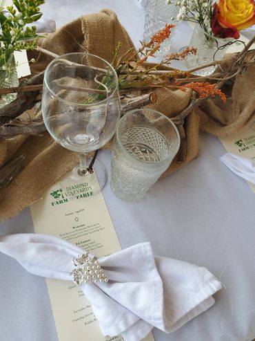 Menu and tablescape