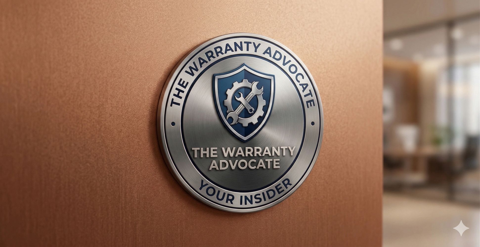 Sheild with the wording "the warranty advocate"