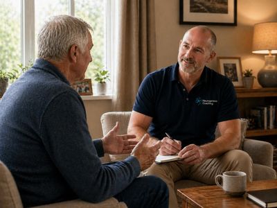 Calm and supportive coaching session for someone adjusting to life with a neurological condition.