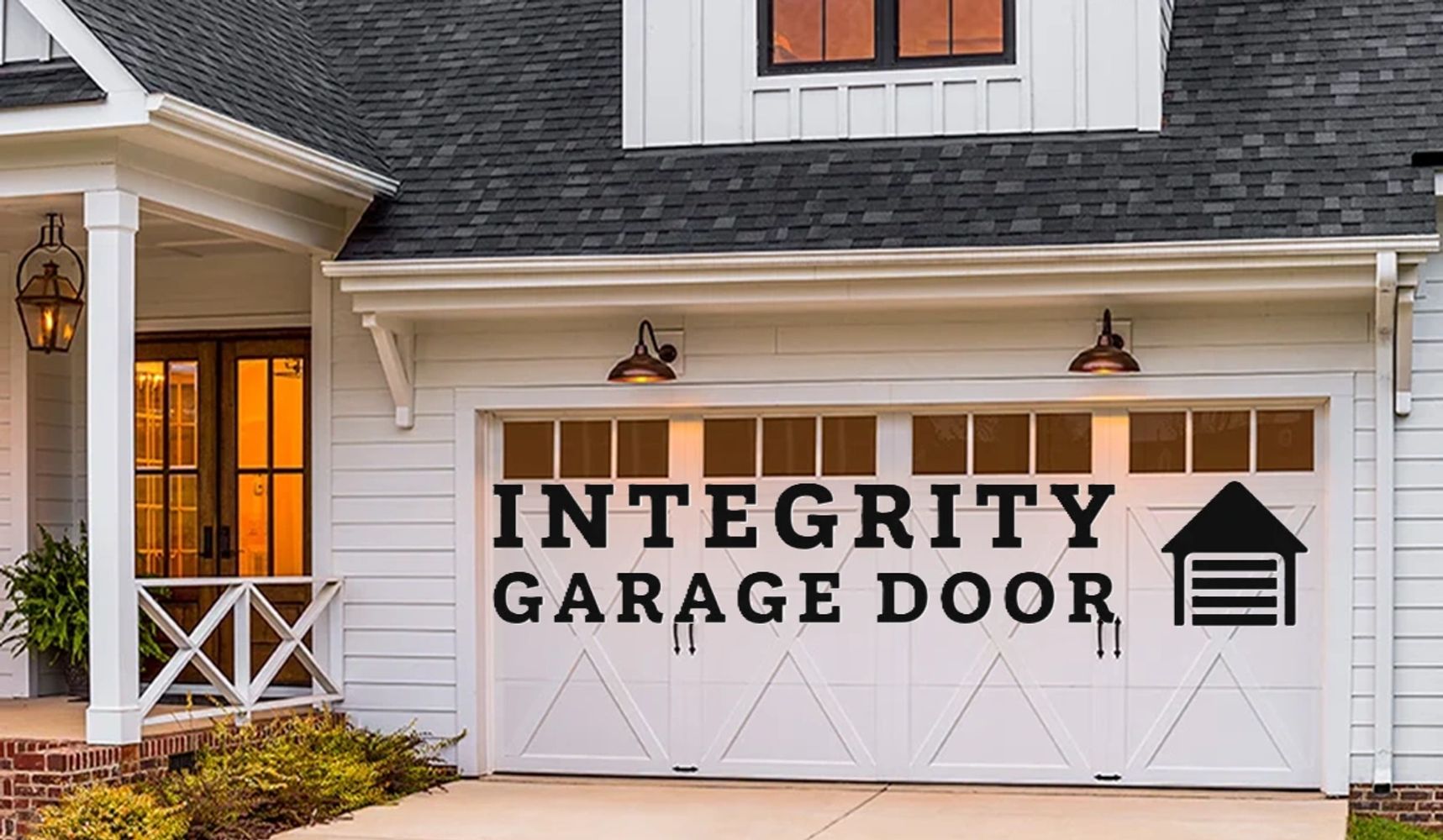 Integrity Garage Door branded logo.