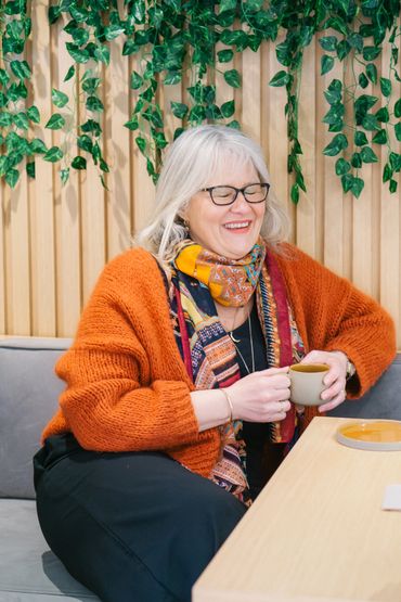 Relaxed brand portrait of a Devon brand owner building their local business