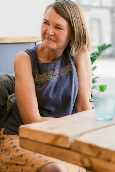 Relaxed brand portrait of a Devon brand owner building their local business