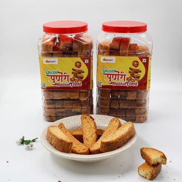 Pune Makhan  Toast Rusk