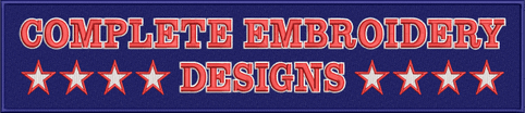 COMPLETE EMBROIDERY DESIGNS