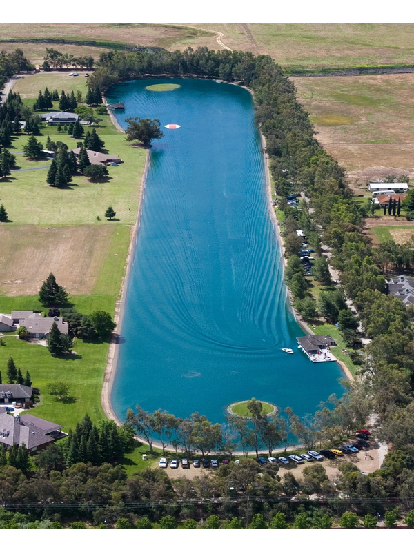 Aerial photograph of Shortline Lake