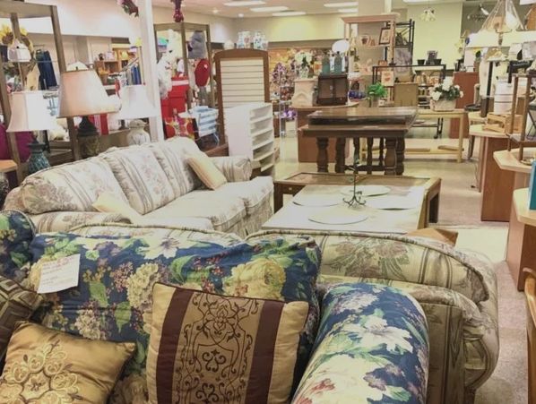 Interior of the house showing sofa tables