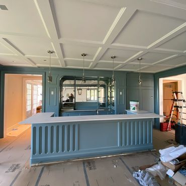 Partially Renovated Bar Area.